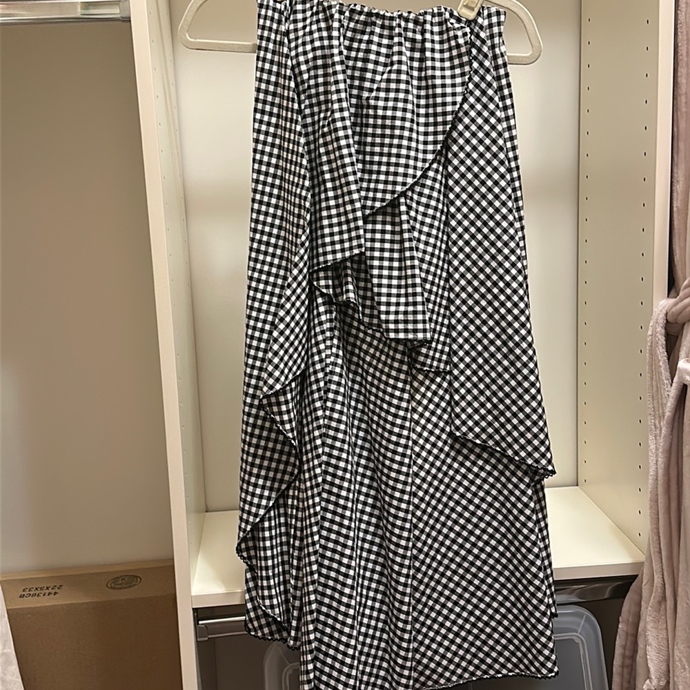 Caroline Constas high low skirt size small